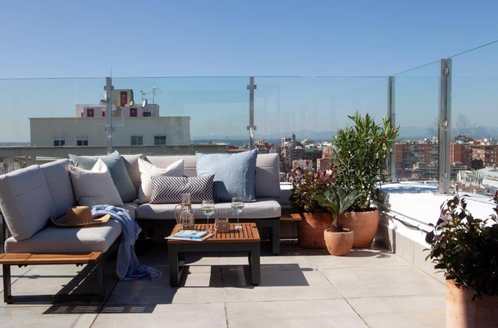 Wishome - Atico Con Espectacular Terraza En Bernabeu Madrid Luaran gambar